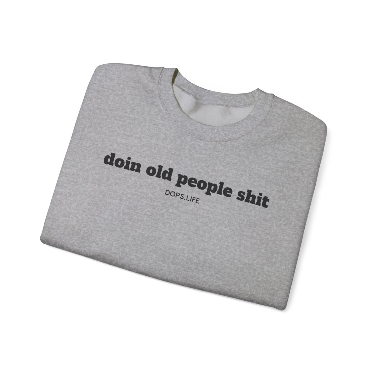 DOPS - Black Letter Unisex Heavy Blend™ Crewneck Sweatshirt