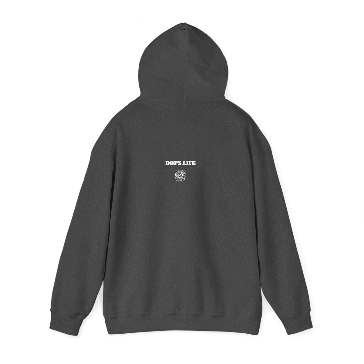 DOPS - White Letter Unisex Heavy Blend™ Hooded Sweatshirt