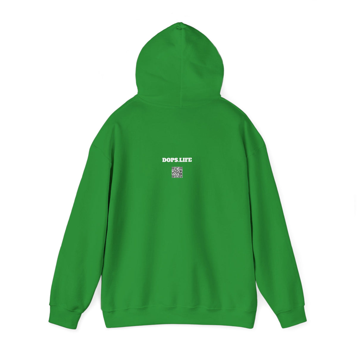 DOPS - (PG-13) White Letter Unisex Heavy Blend™ Hooded Sweatshirt