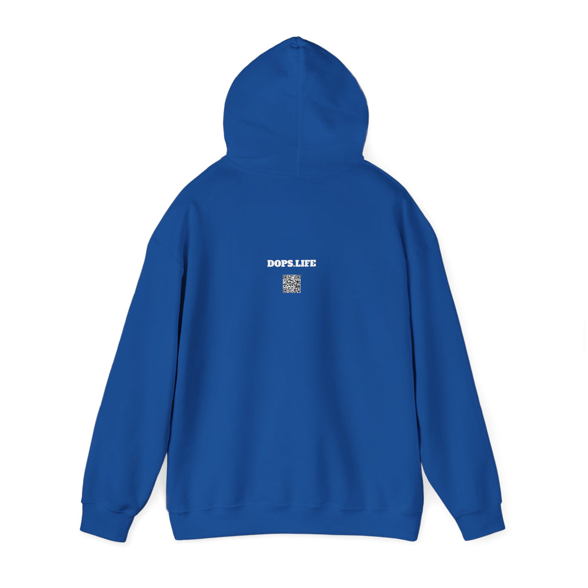 DOPS - White Letter Unisex Heavy Blend™ Hooded Sweatshirt