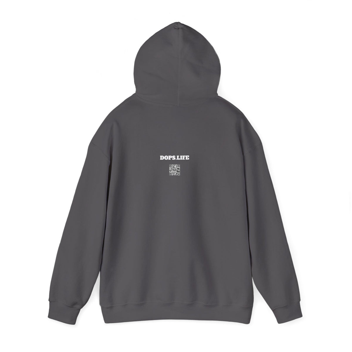 DOPS - White Letter Unisex Heavy Blend™ Hooded Sweatshirt