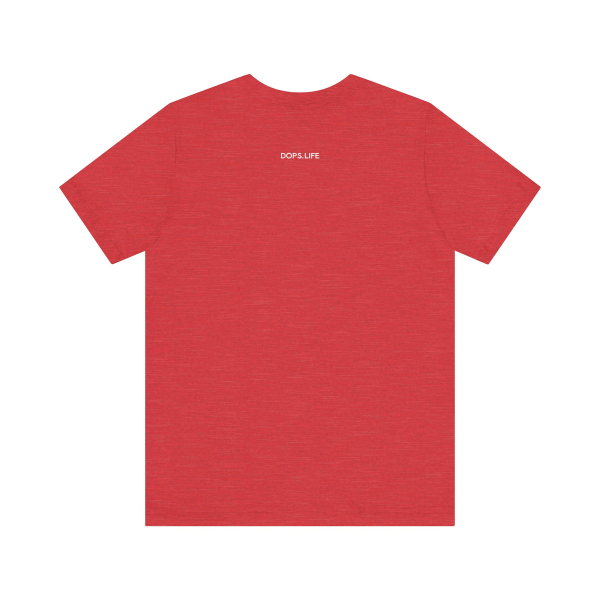DOPS (Sport) - White Letter Unisex Jersey Short Sleeve Tee