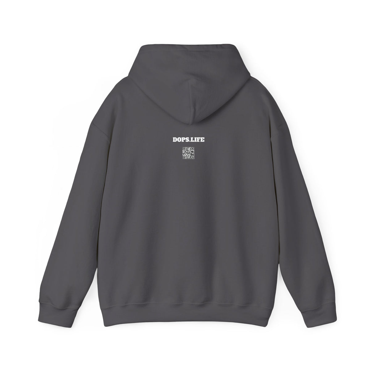DOPS - (PG-13) White Letter Unisex Heavy Blend™ Hooded Sweatshirt