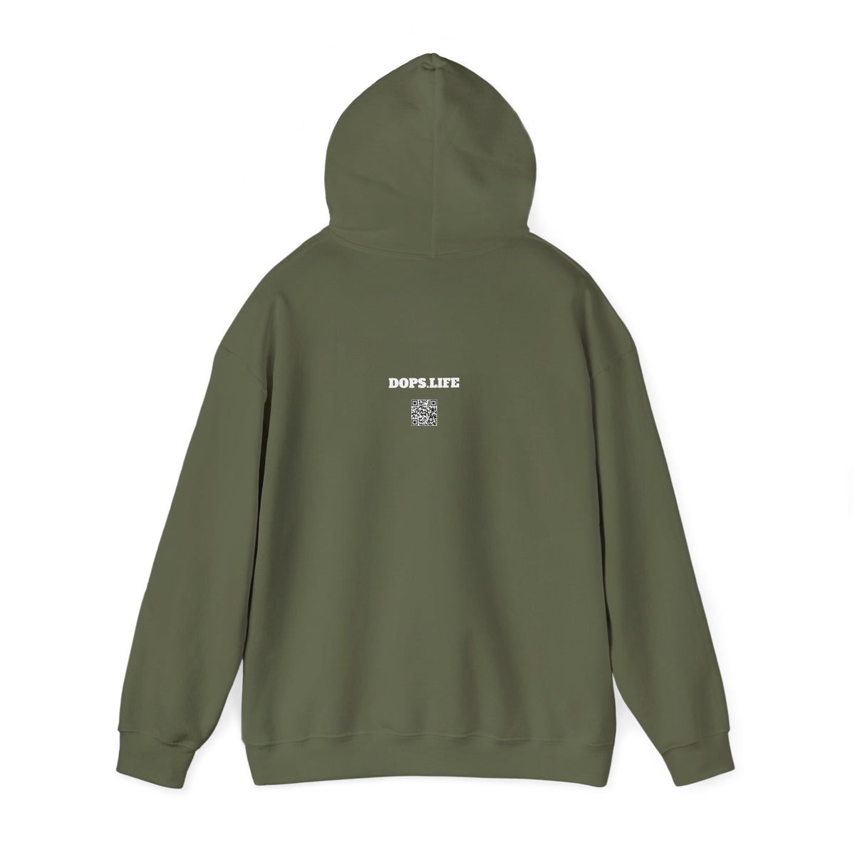 DOPS - White Letter Unisex Heavy Blend™ Hooded Sweatshirt