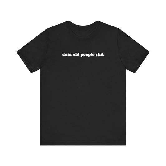DOPS (Sport) - White Letter Unisex Jersey Short Sleeve Tee