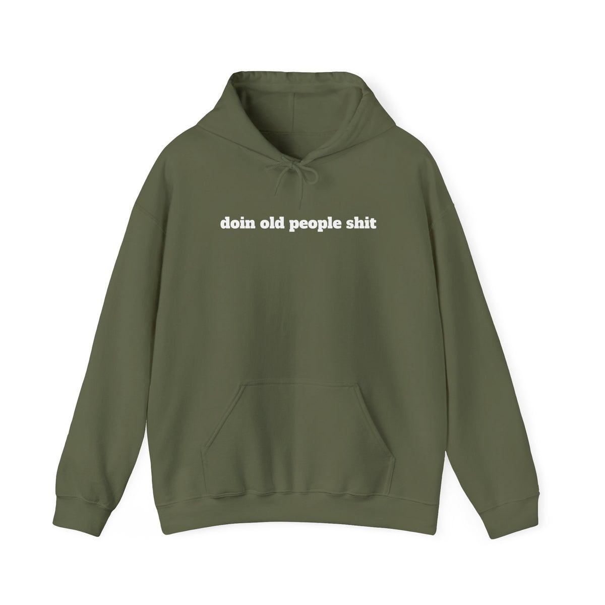 DOPS - White Letter Unisex Heavy Blend™ Hooded Sweatshirt