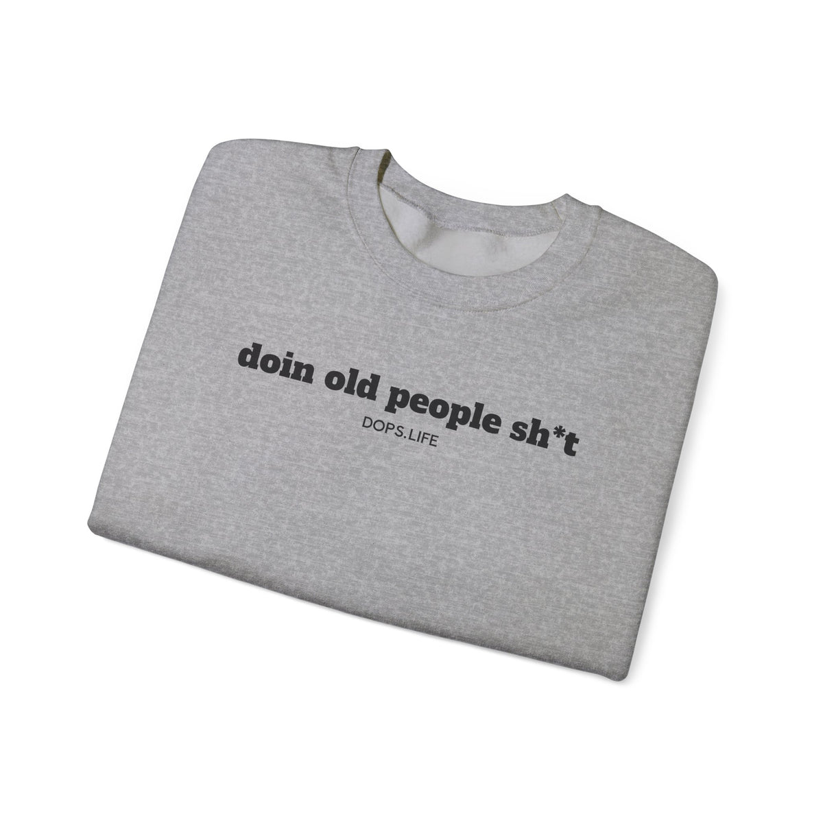 DOPS (PG-13) - Black Letter Unisex Heavy Blend™ Crewneck Sweatshirt