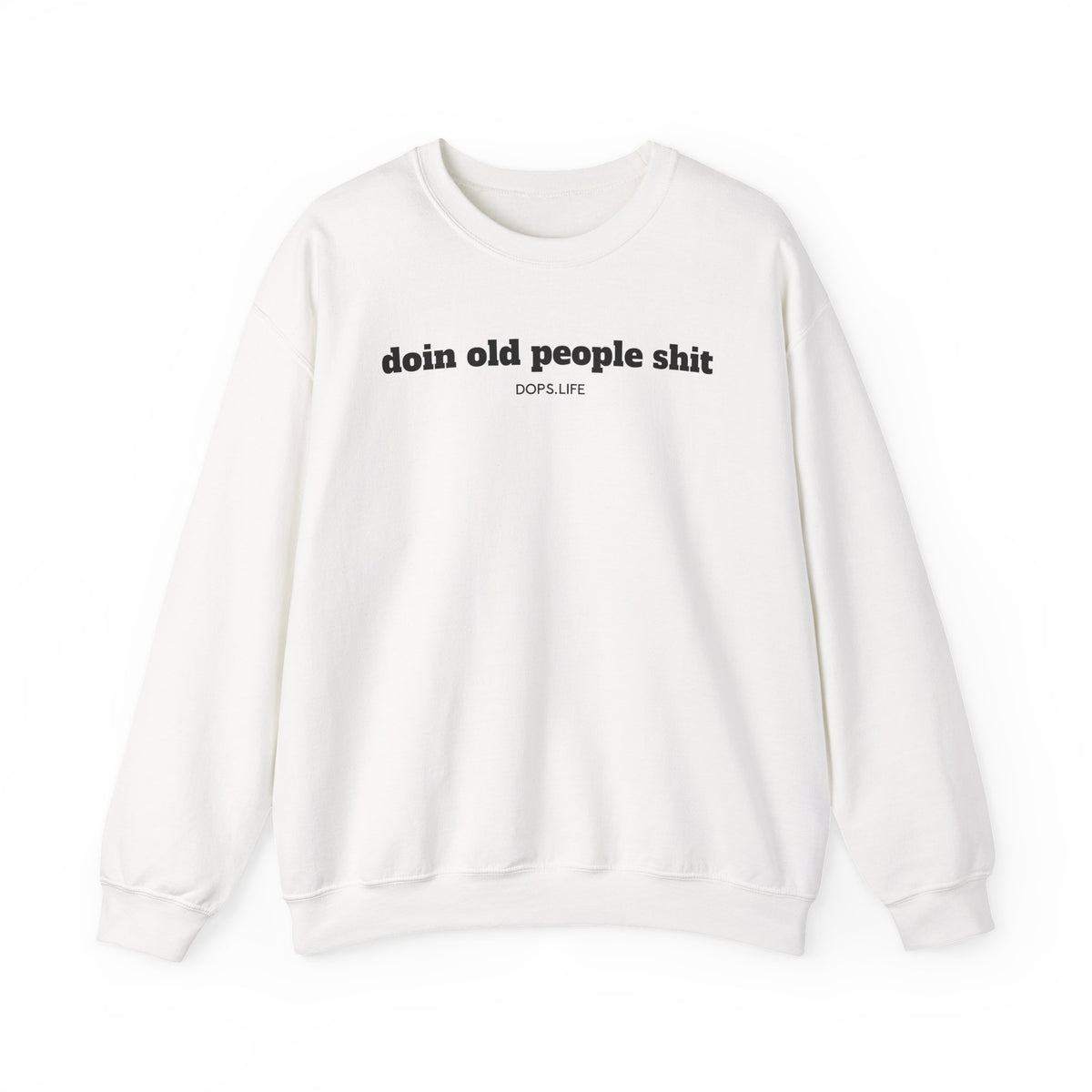 DOPS - Black Letter Unisex Heavy Blend™ Crewneck Sweatshirt