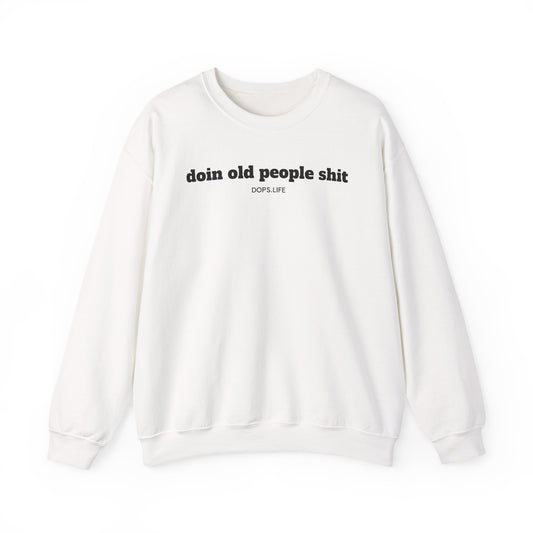 DOPS - Black Letter Unisex Heavy Blend™ Crewneck Sweatshirt