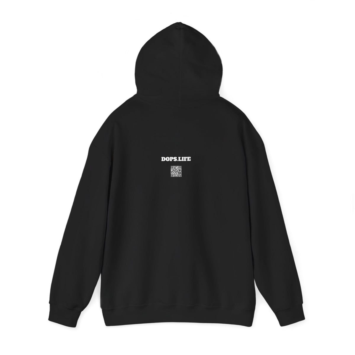 DOPS - White Letter Unisex Heavy Blend™ Hooded Sweatshirt