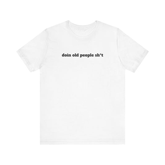 DOPS (Sport) (PG-13) - Black Letter Unisex Jersey Short Sleeve Tee