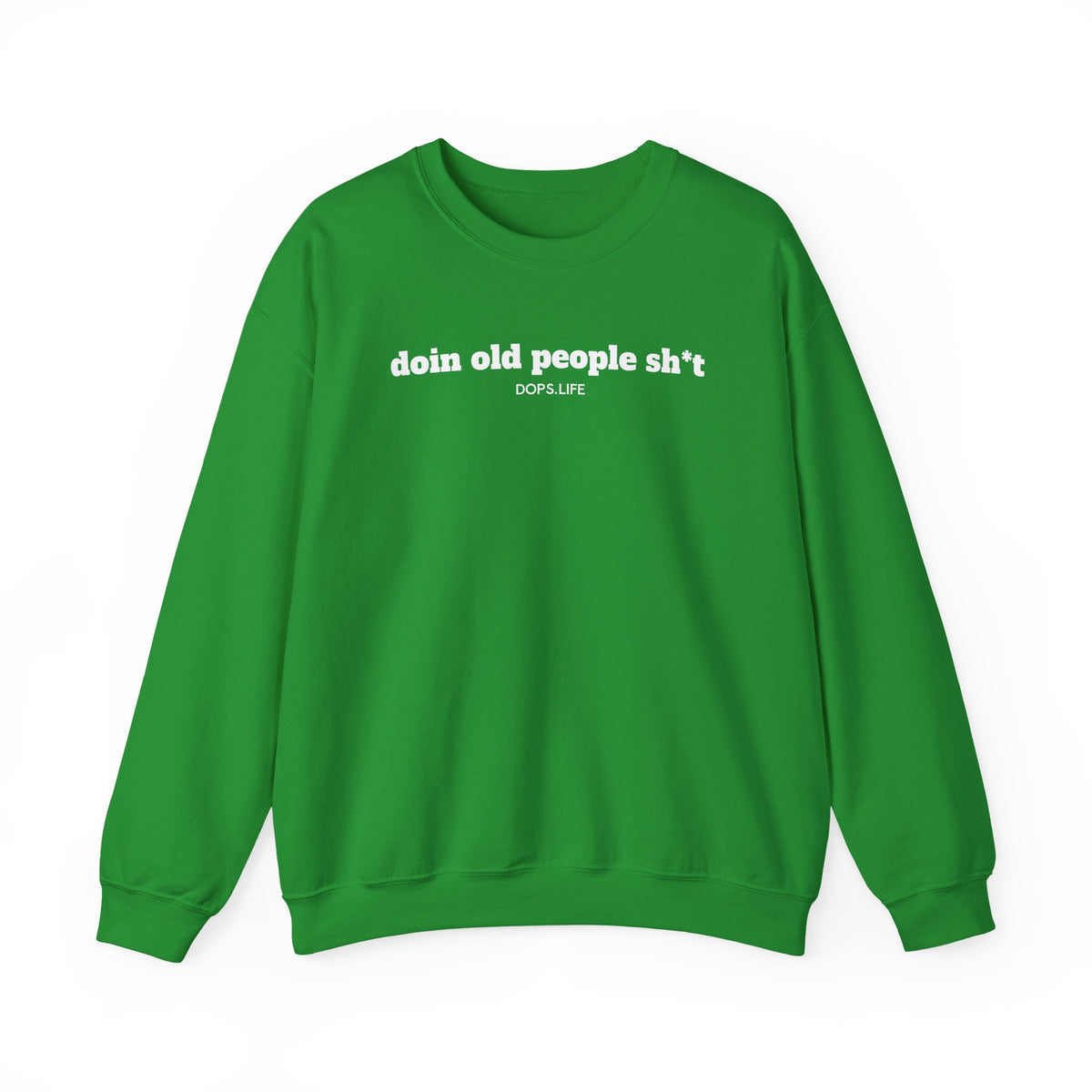 DOPS (PG-13) - White Letter Unisex Heavy Blend™ Crewneck Sweatshirt