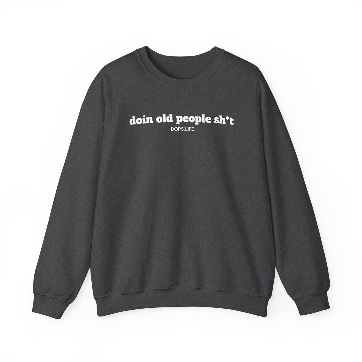 DOPS (PG-13) - White Letter Unisex Heavy Blend™ Crewneck Sweatshirt