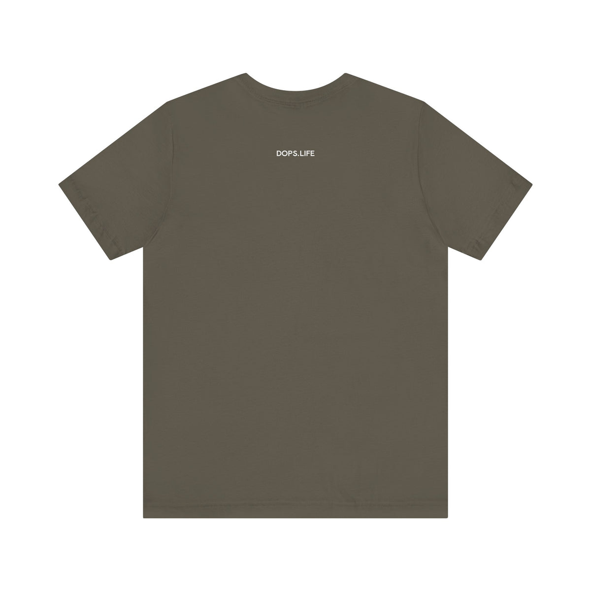 DOPS (Sport) - White Letter Unisex Jersey Short Sleeve Tee