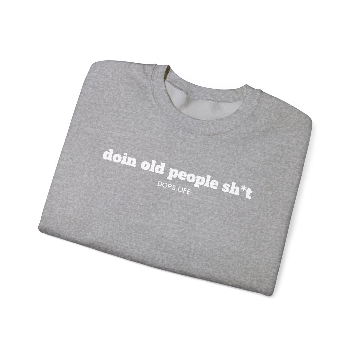 DOPS (PG-13) - White Letter Unisex Heavy Blend™ Crewneck Sweatshirt