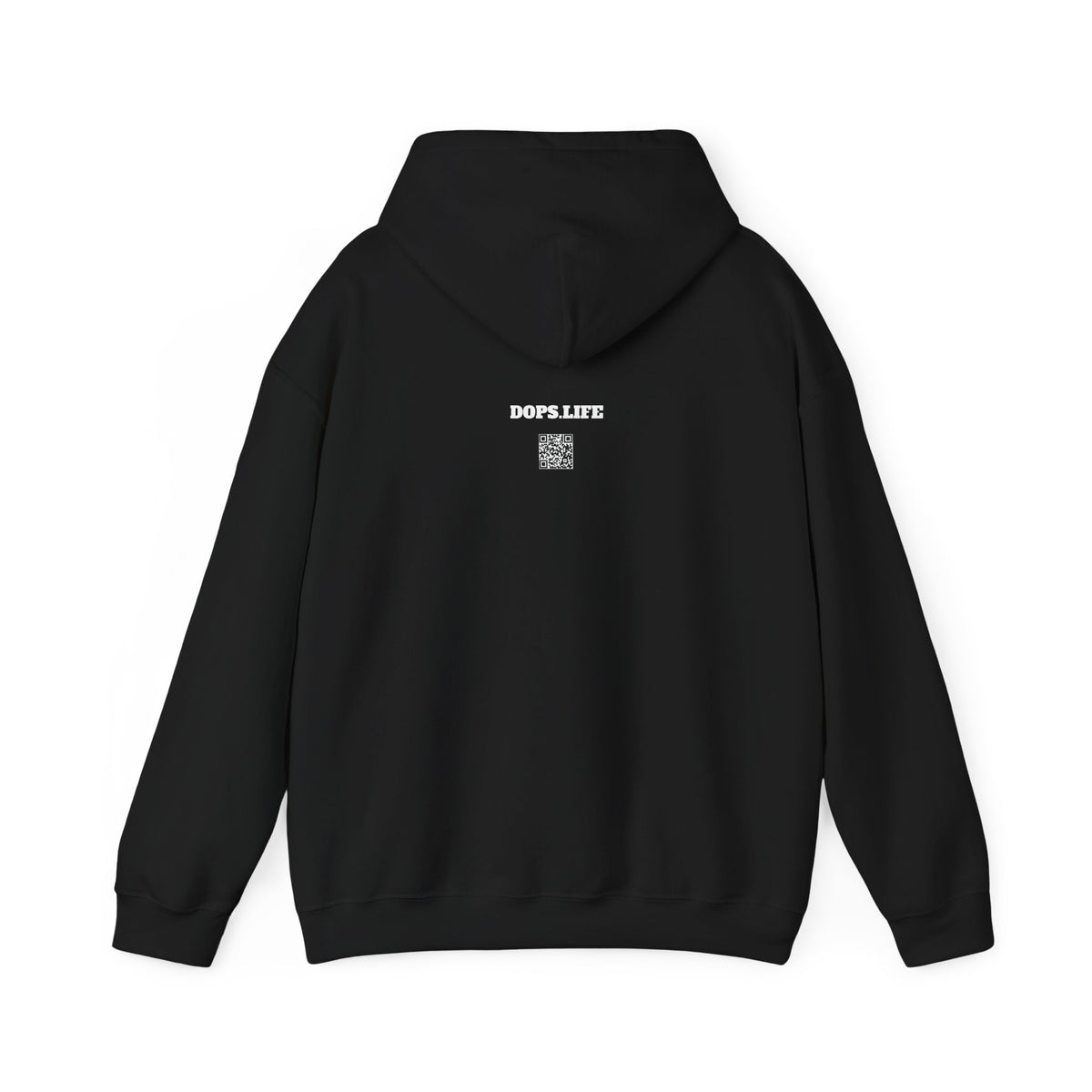DOPS - (PG-13) White Letter Unisex Heavy Blend™ Hooded Sweatshirt