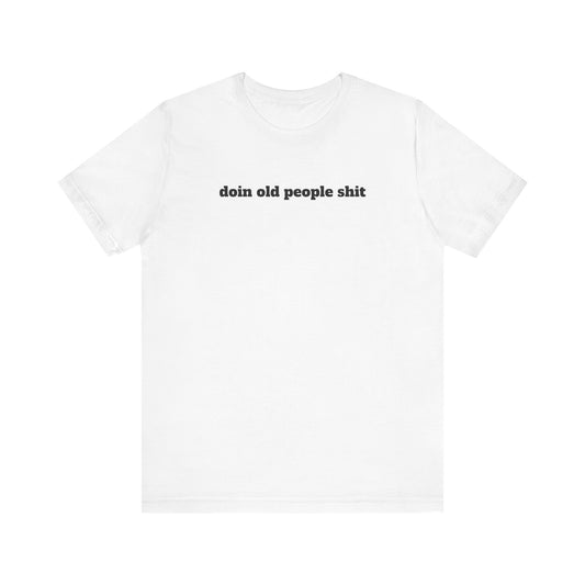 DOPS (Sport) - Black Letter Unisex Jersey Short Sleeve Tee
