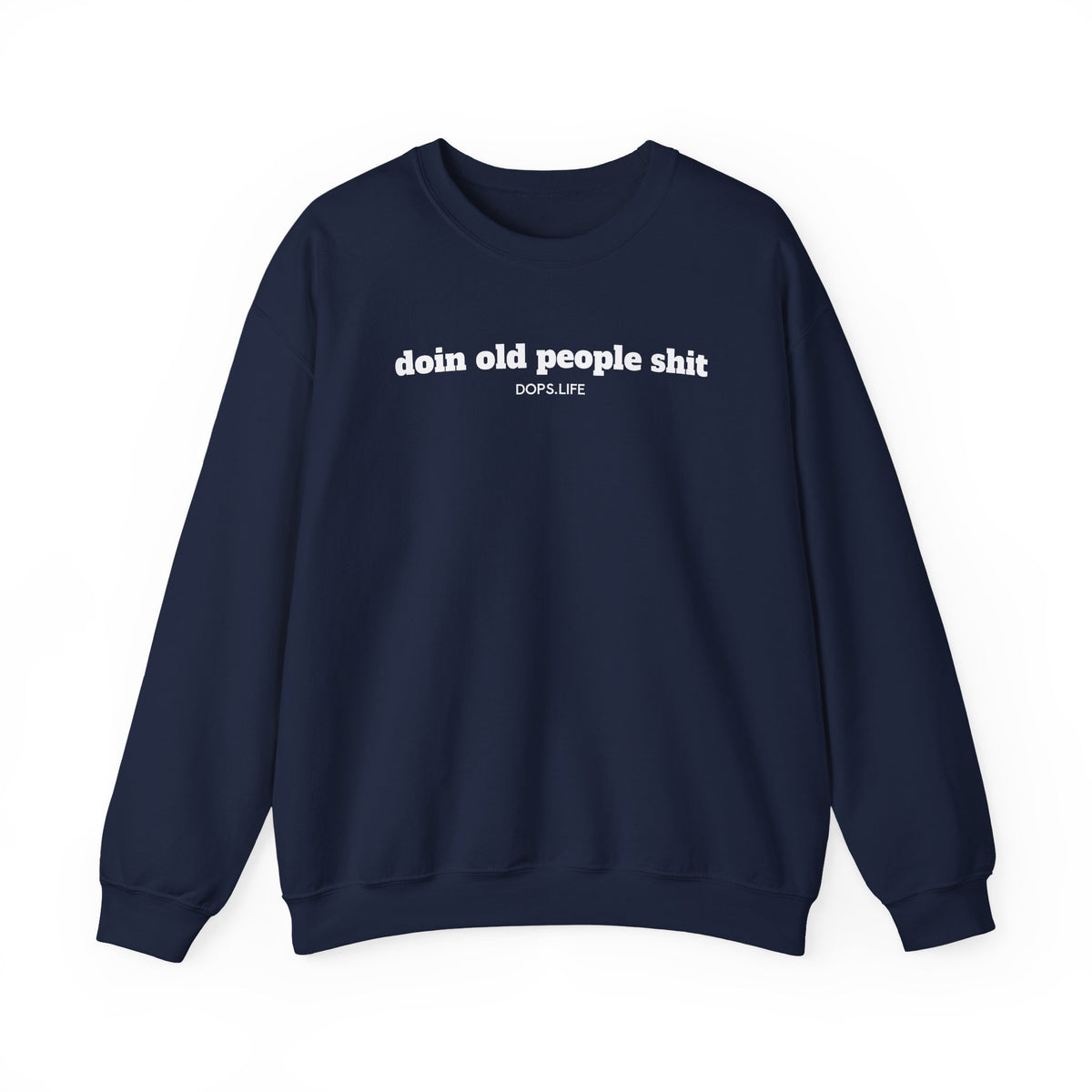 DOPS - White Letter Unisex Heavy Blend™ Crewneck Sweatshirt