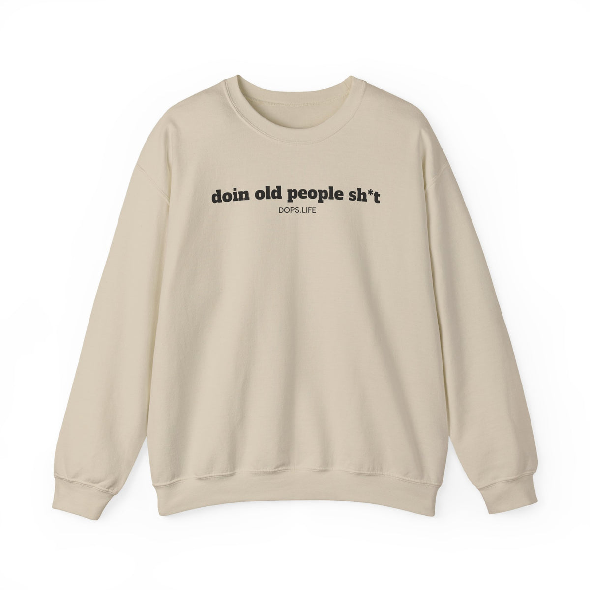 DOPS (PG-13) - Black Letter Unisex Heavy Blend™ Crewneck Sweatshirt