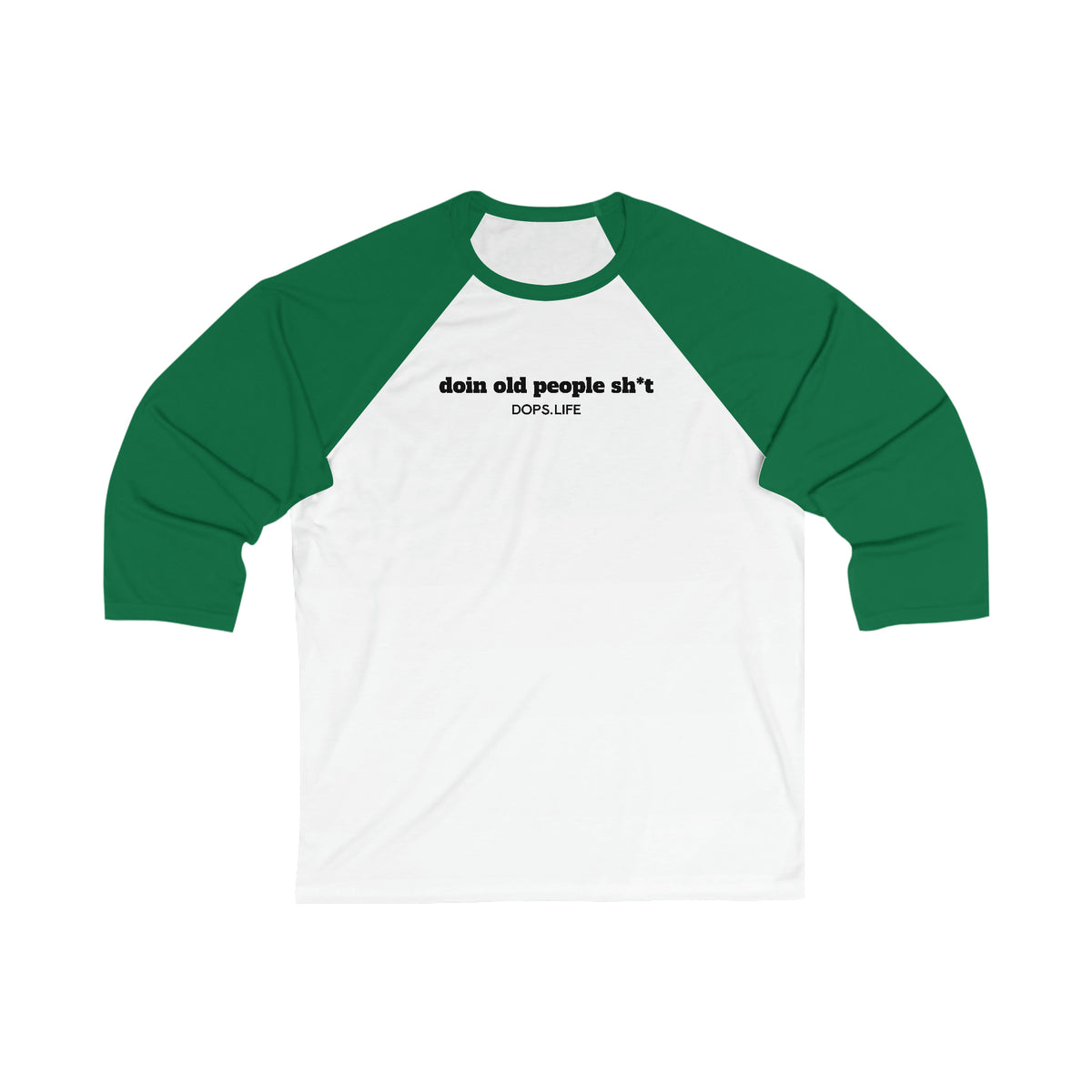 DOPS (PG-13) - Unisex 3\4 Sleeve Baseball Tee
