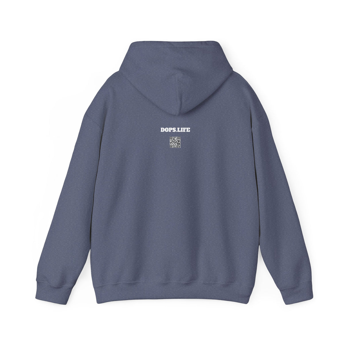 DOPS - White Letter Unisex Heavy Blend™ Hooded Sweatshirt