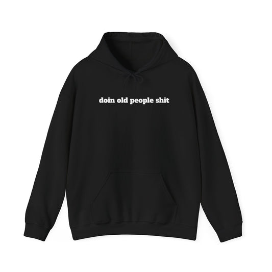 DOPS - White Letter Unisex Heavy Blend™ Hooded Sweatshirt