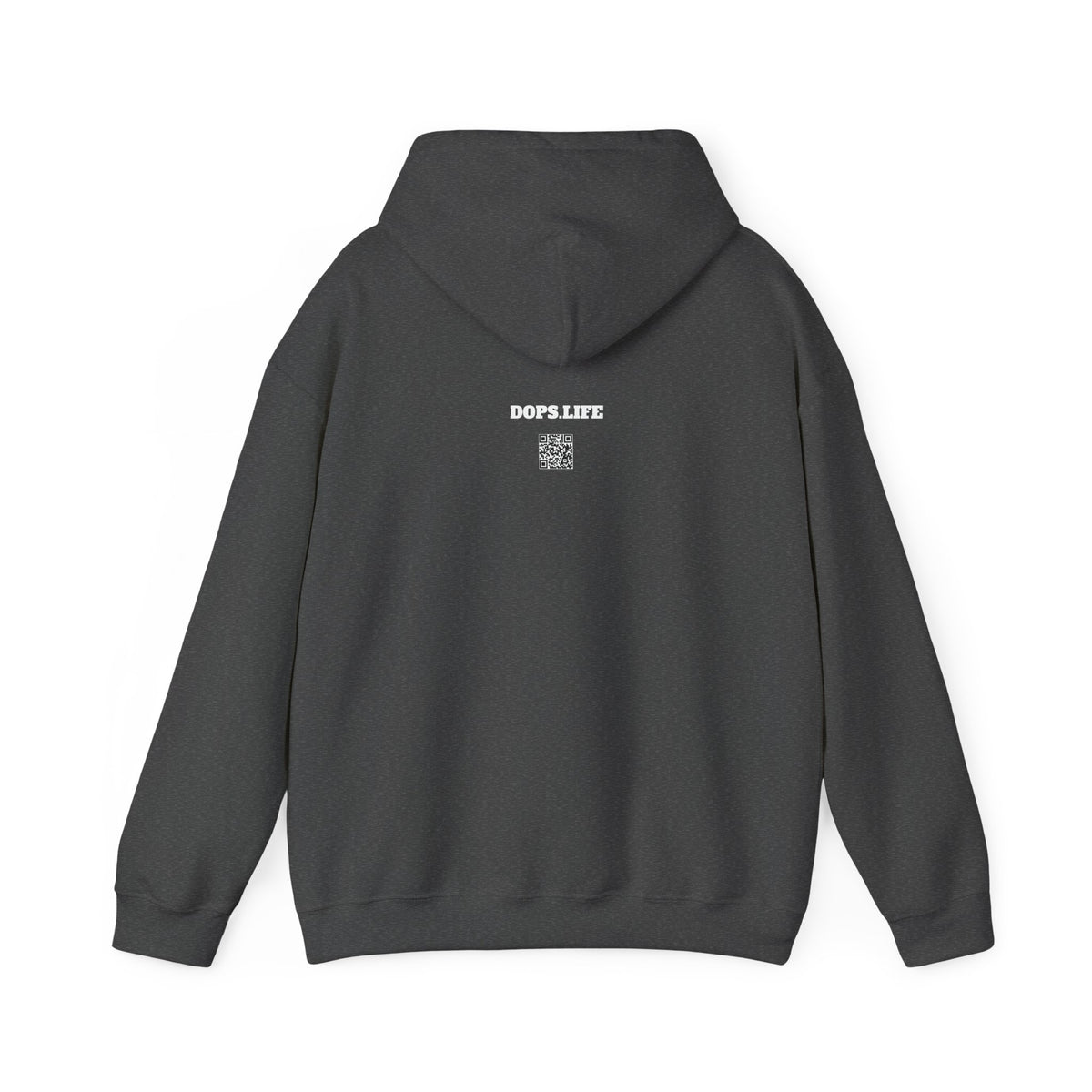 DOPS - (PG-13) White Letter Unisex Heavy Blend™ Hooded Sweatshirt
