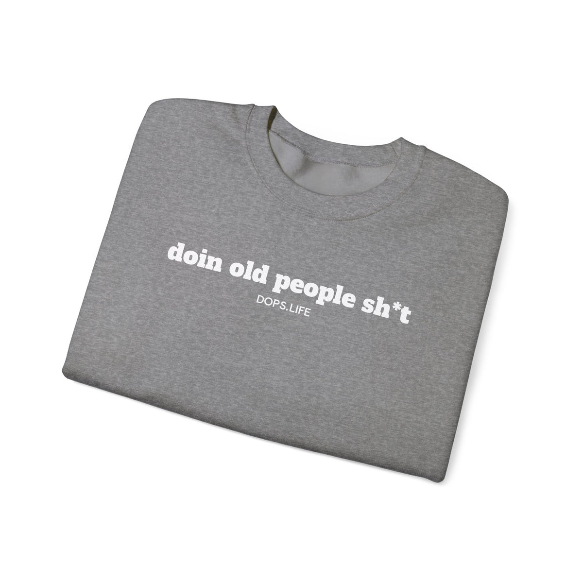 DOPS (PG-13) - White Letter Unisex Heavy Blend™ Crewneck Sweatshirt