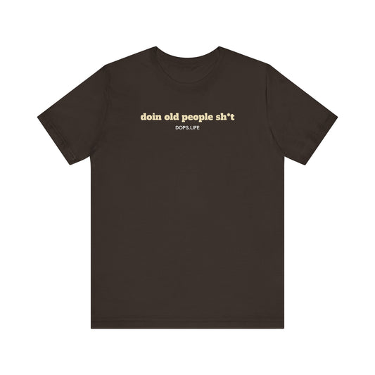 DOPS (Sport) (PG-13) - Custom Print Dark - Gold Hour Glass Logo