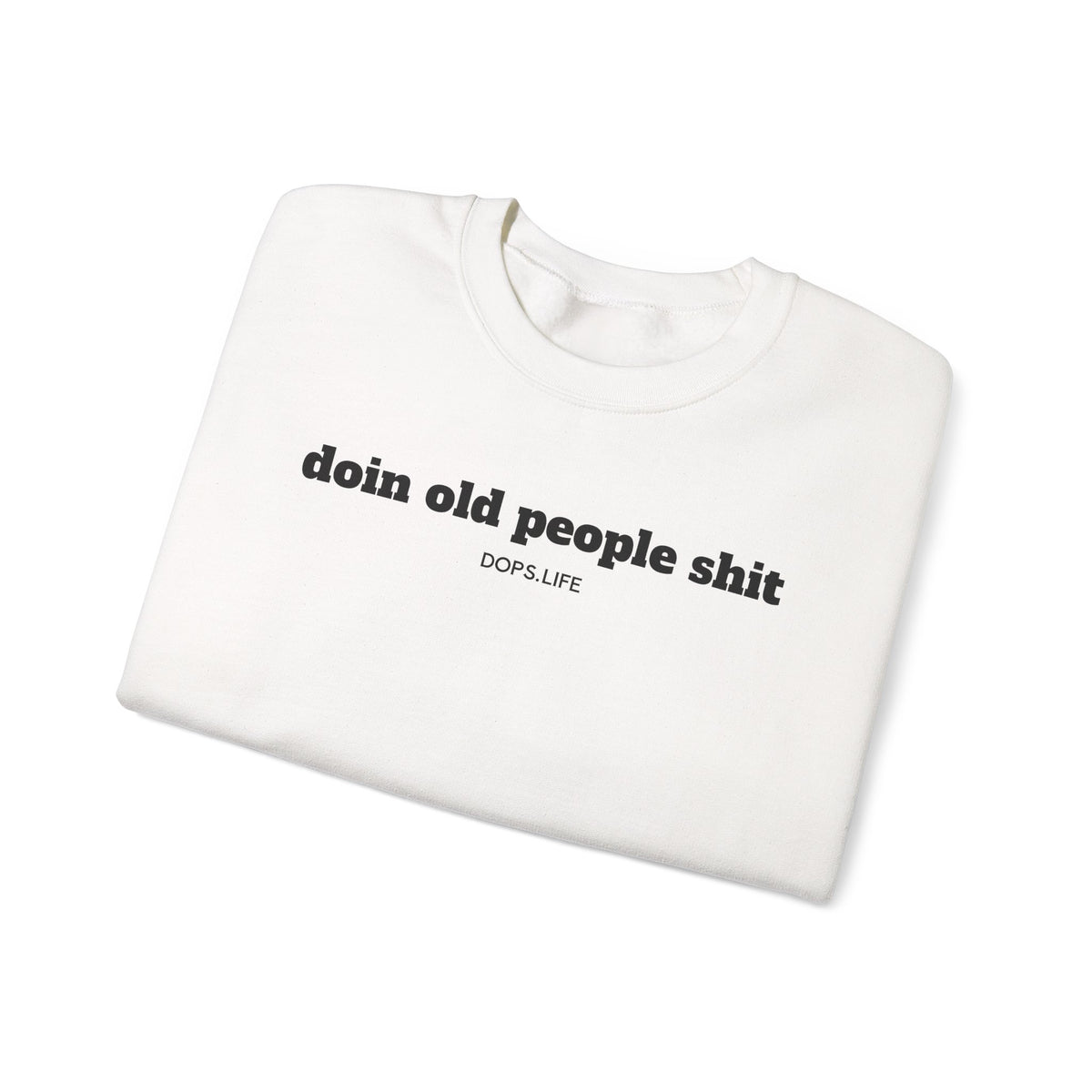 DOPS - Black Letter Unisex Heavy Blend™ Crewneck Sweatshirt
