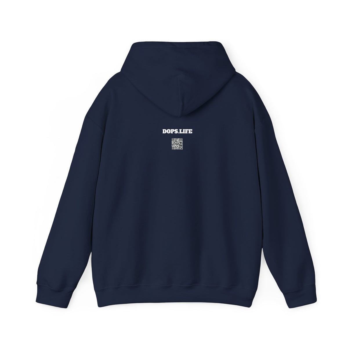DOPS - White Letter Unisex Heavy Blend™ Hooded Sweatshirt