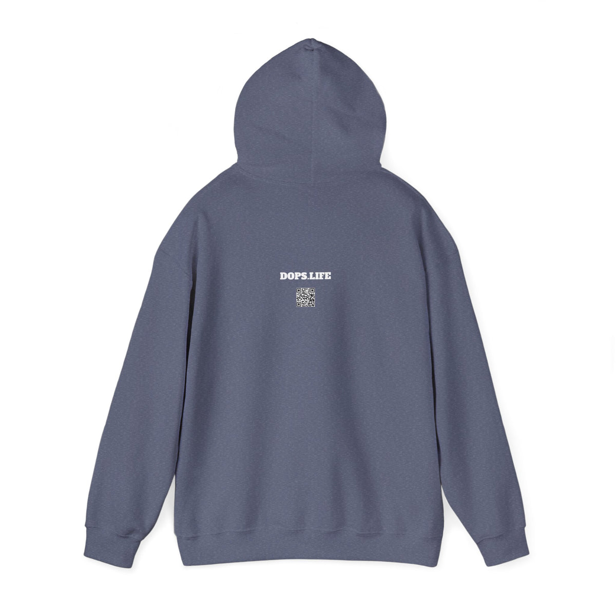 DOPS - White Letter Unisex Heavy Blend™ Hooded Sweatshirt